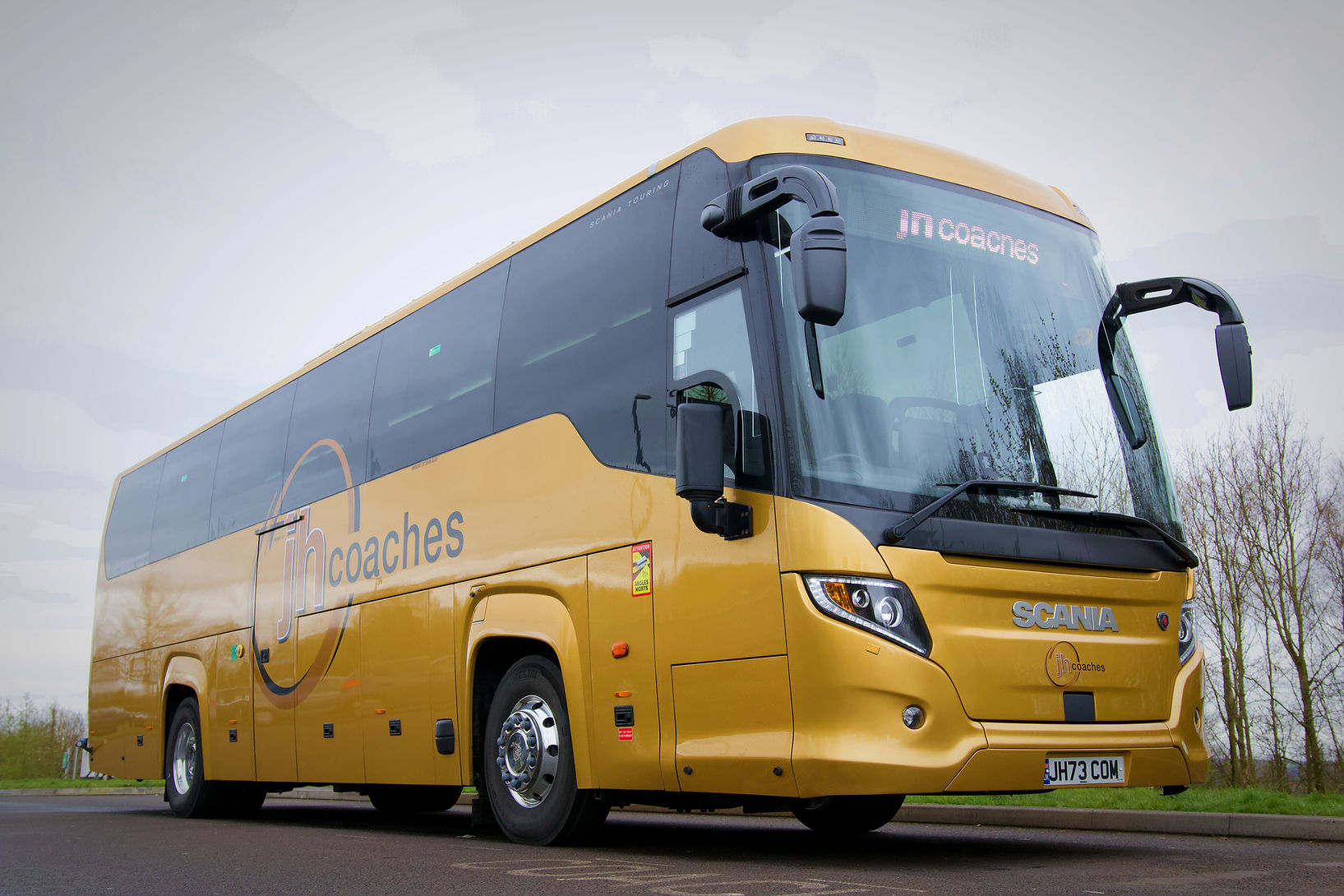 Coach from front angle