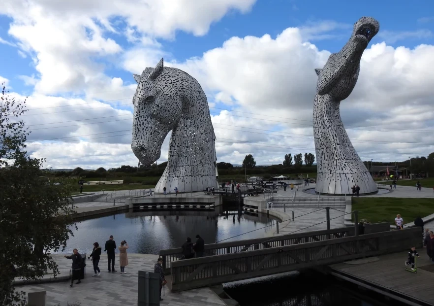The Kelpies statues, Grangemouth, Scotland